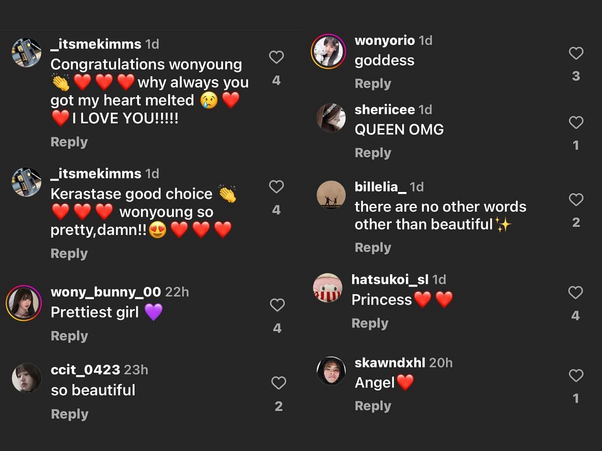 Fans flooded the internet with praises for the K-pop star (Image via Instagram/@for_everyoung10)